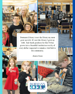 library images with a quote from jennie knox